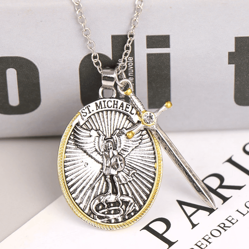 Michael the Archangel Necklace — Celestial Protector