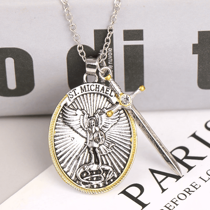 Michael the Archangel Necklace — Celestial Protector