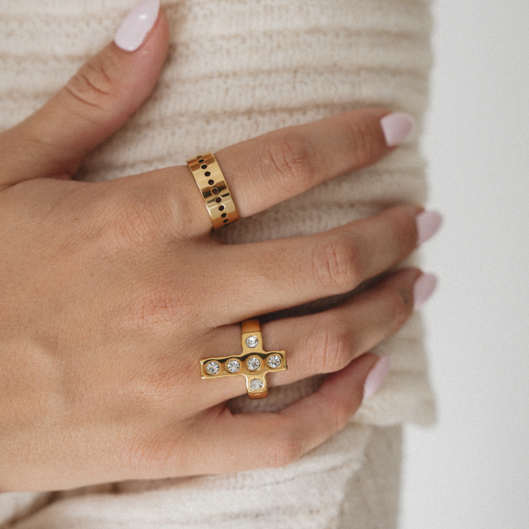 Aurora | Radiant Halo Ring