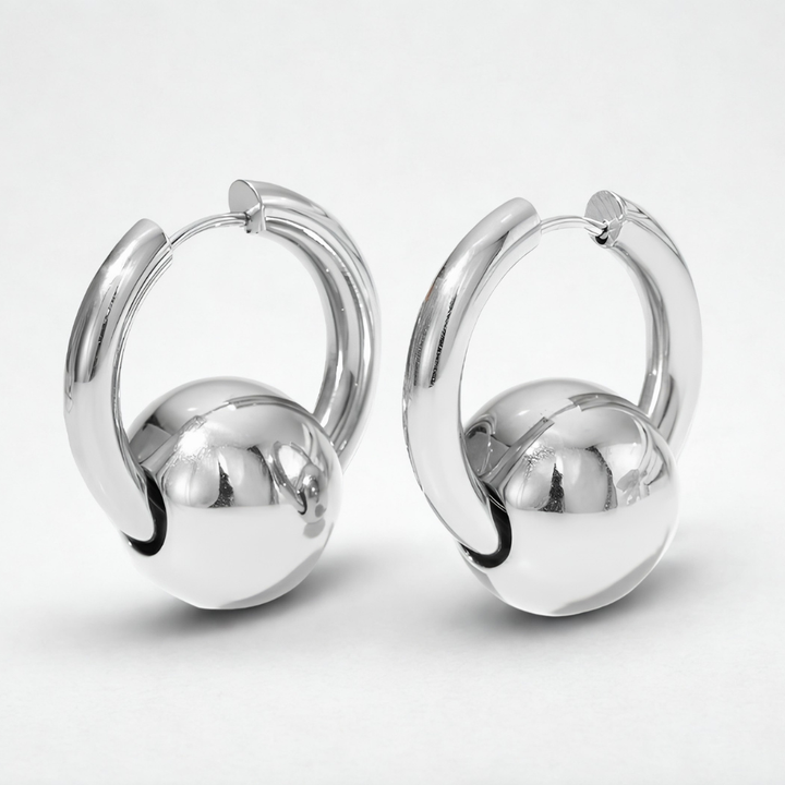 GOLD BALL EARRINGS (PAIR)