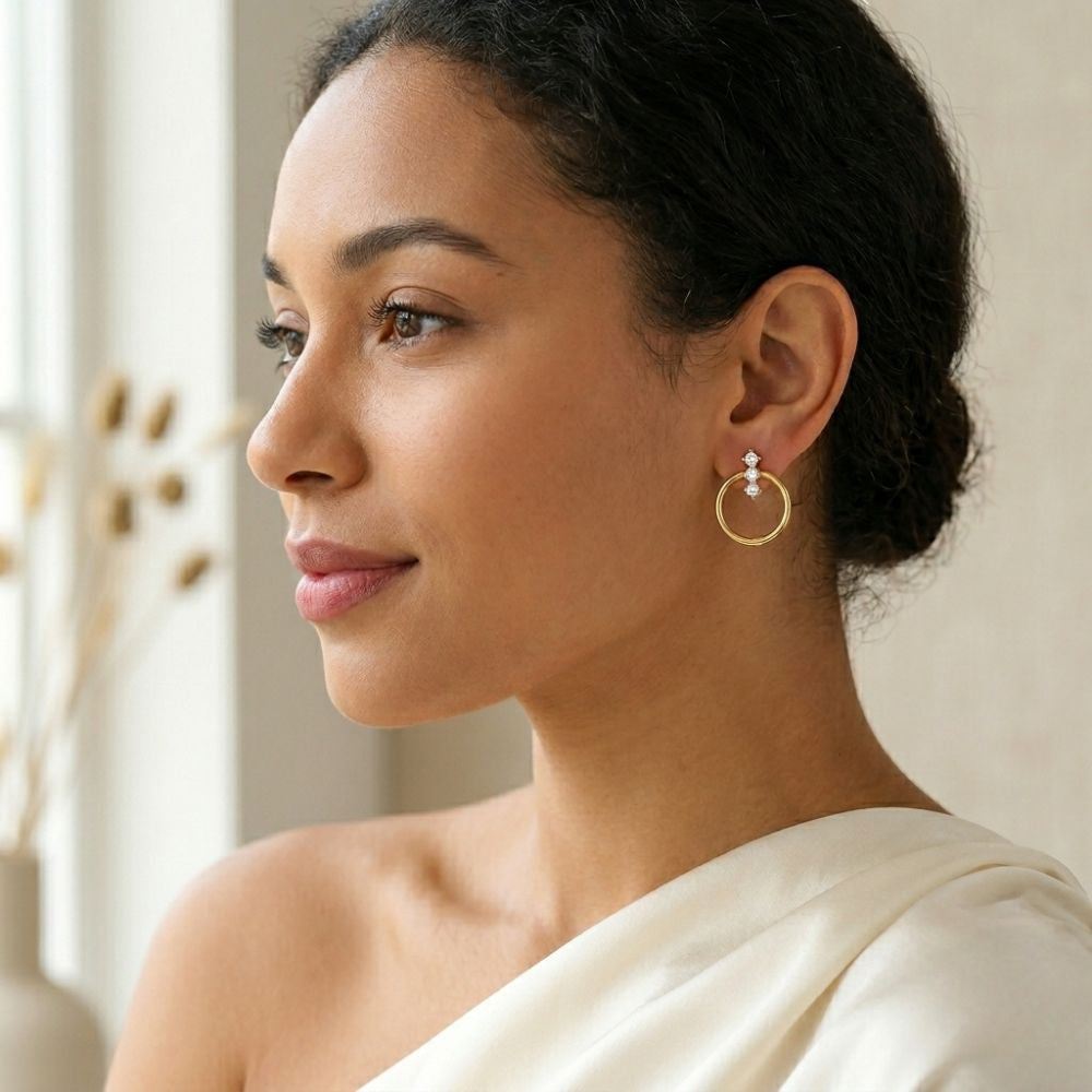 DAINTY CIRCLE EARRINGS (PAIR)