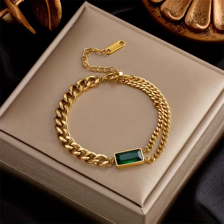 Gabi | Bracelet | Emerald Green