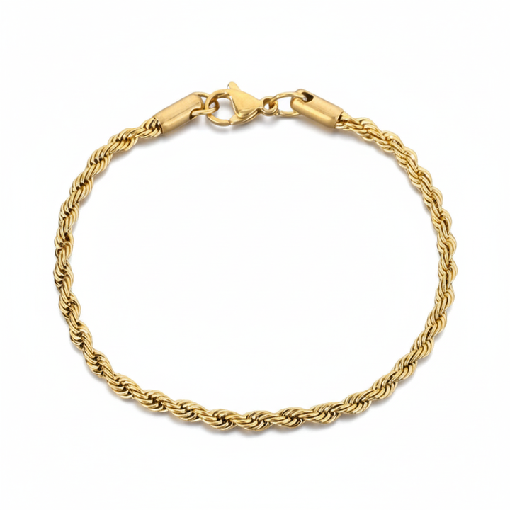Rope Bracelet (Gold) 3mm
