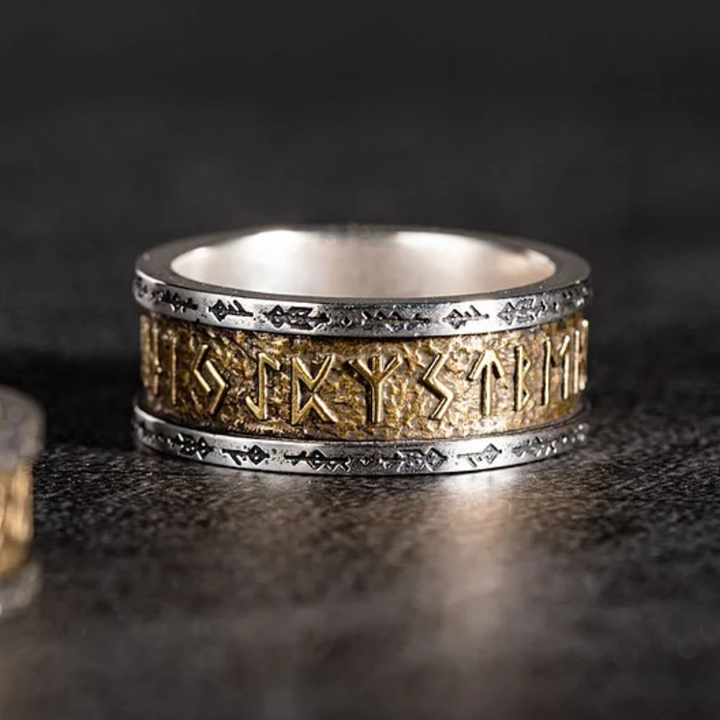 Silver & Golden Titan Ring