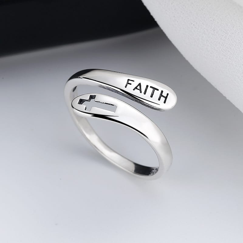 SACRED FAITH RING - (ADJUSTABLE)