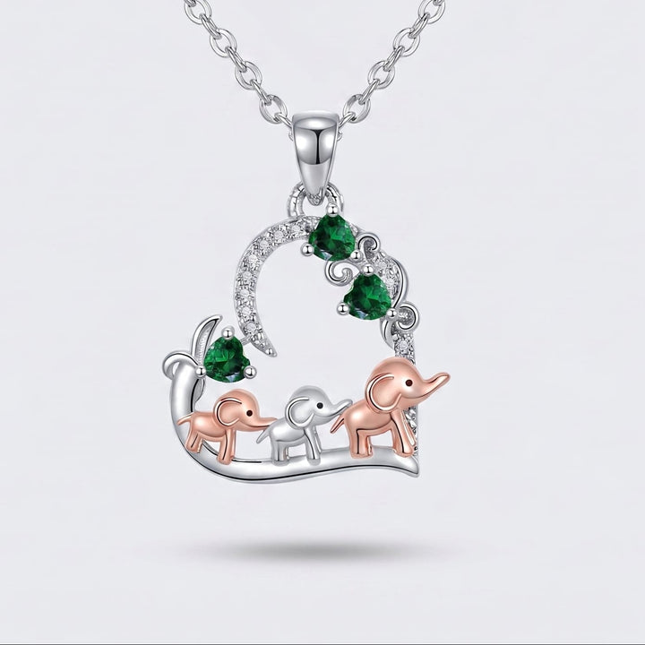 Heart Of The Herd Elephant Necklace