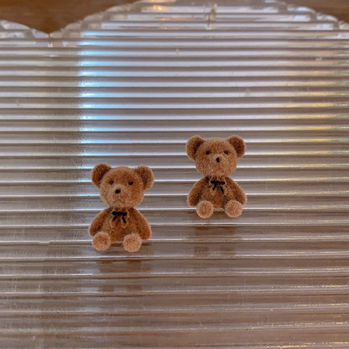 CUTE ANIMAL PLUSH EARRINGS (PAIR)