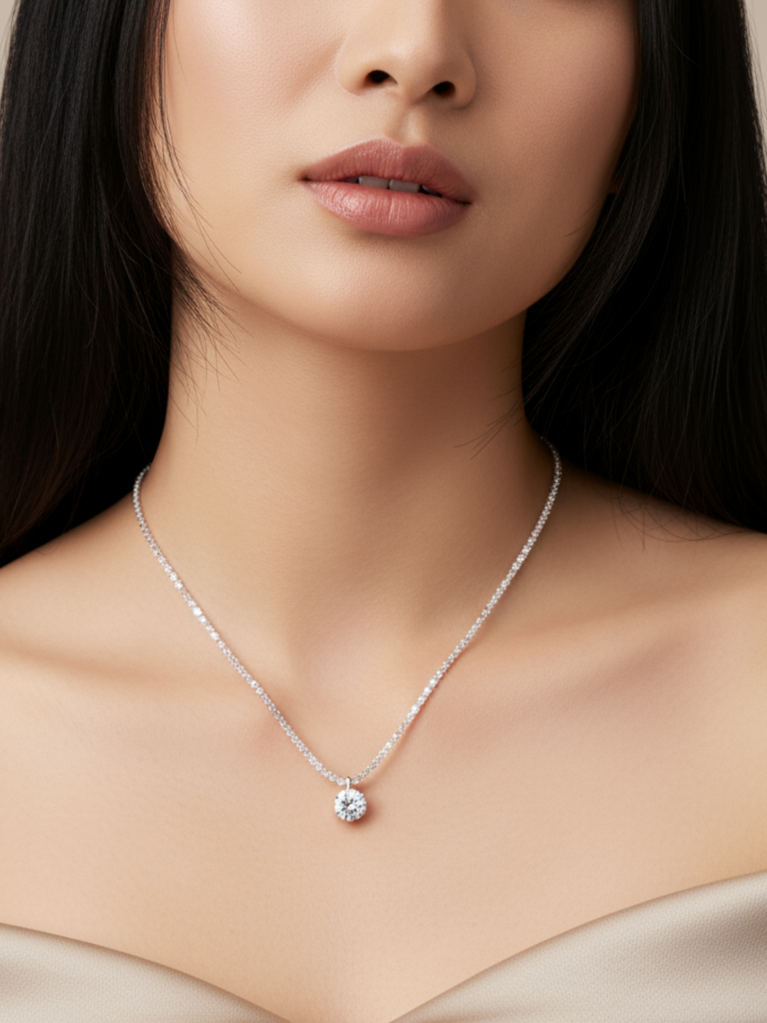 Grace Solitaire Necklace