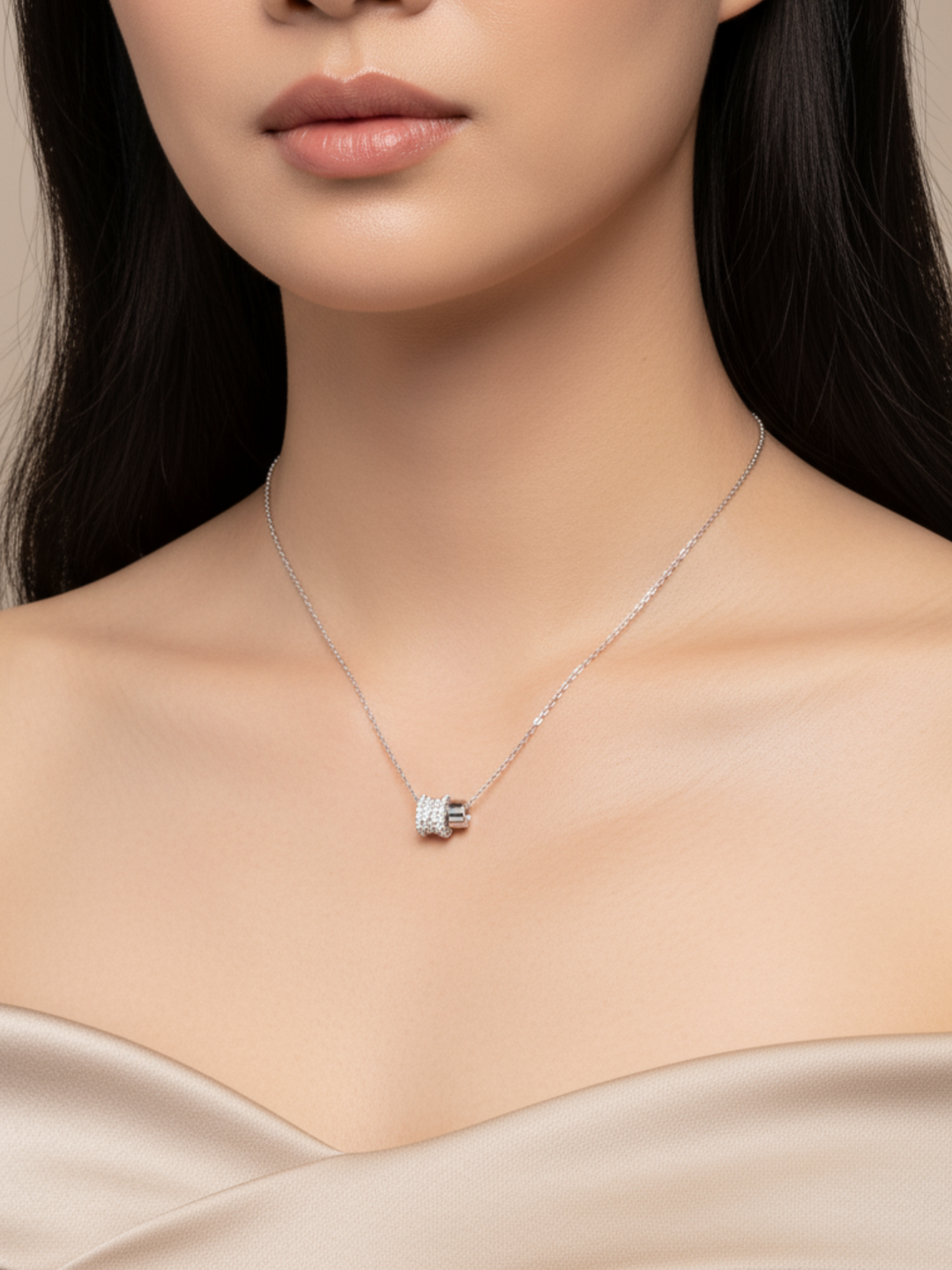 Jade Lucky Loop Necklace