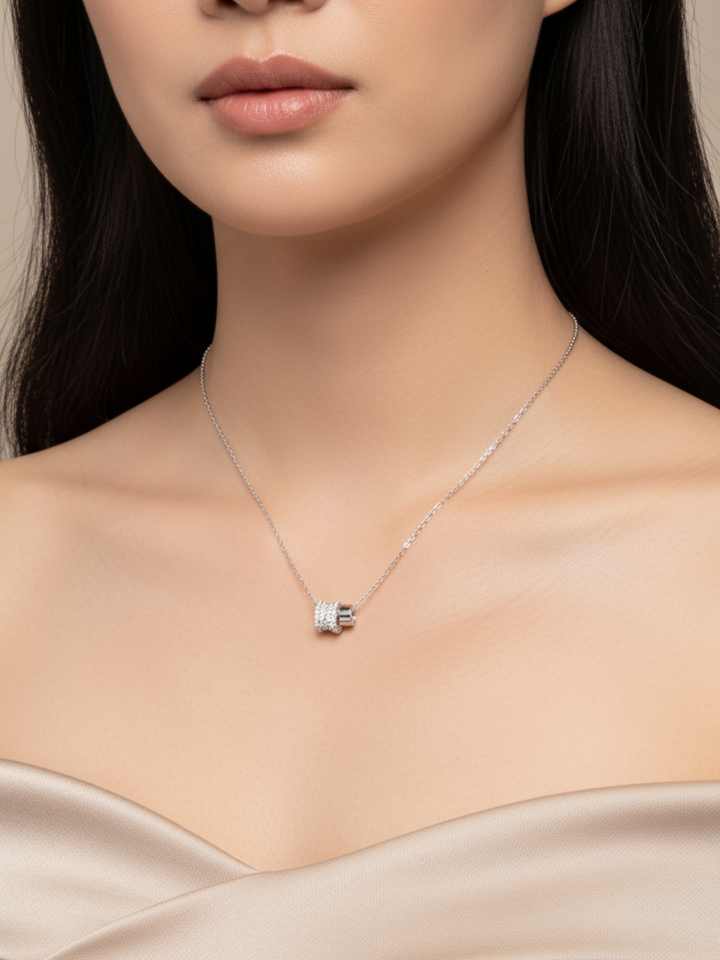 Jade Lucky Loop Necklace