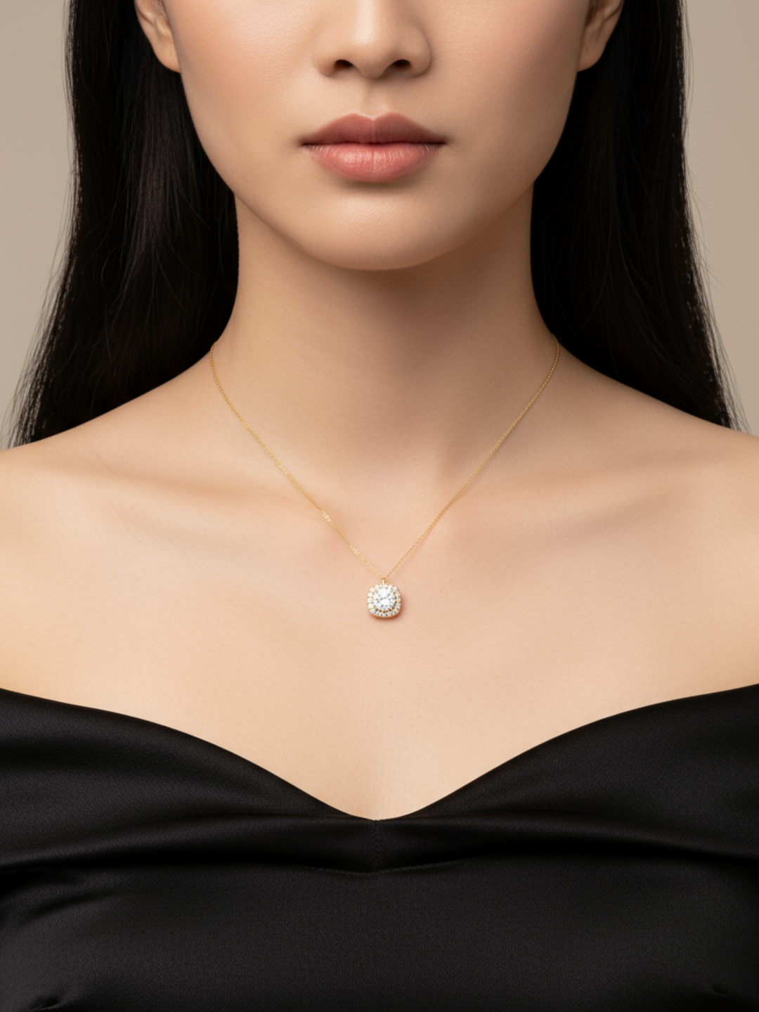 Claire Halo Necklace