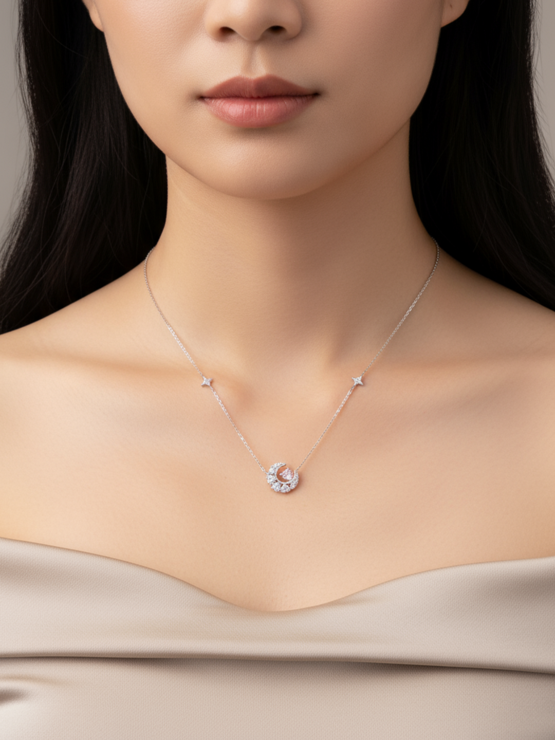 Aurora Moon Necklace