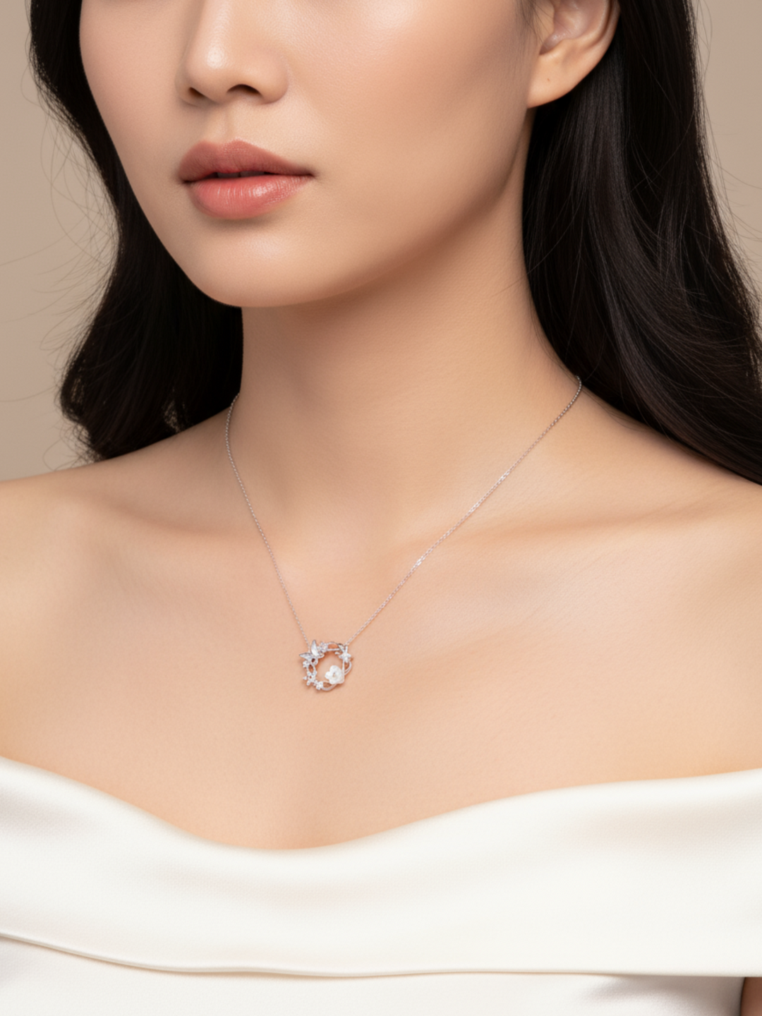 Julie Butterfly Garden Necklace