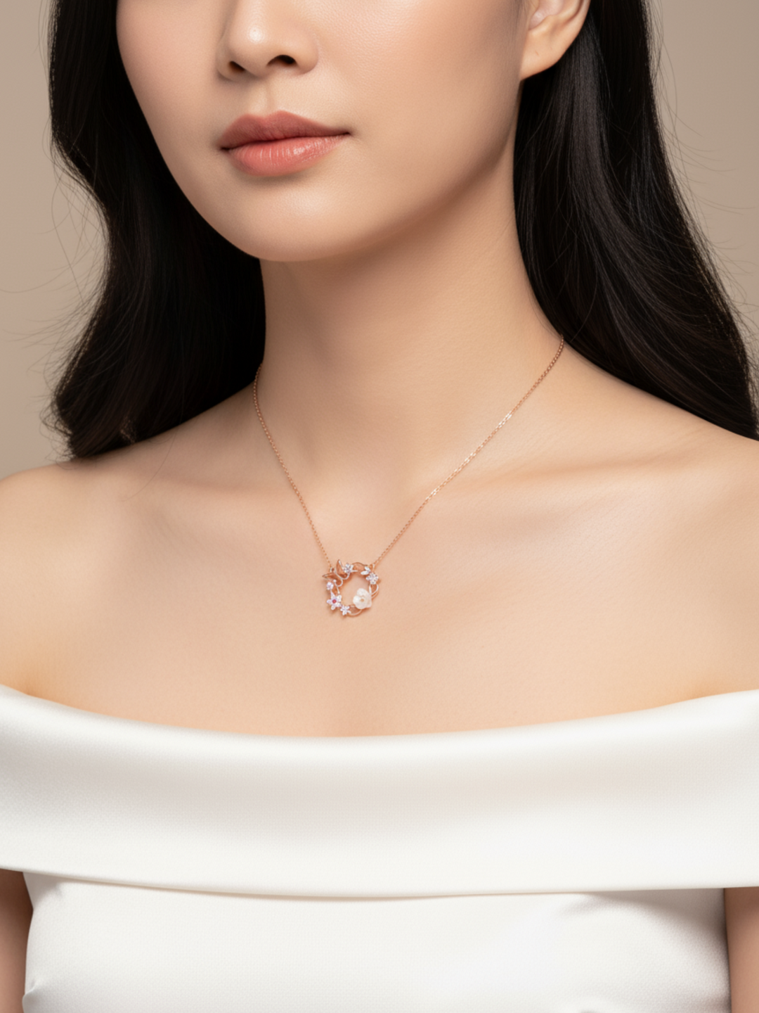 Julie Butterfly Garden Necklace