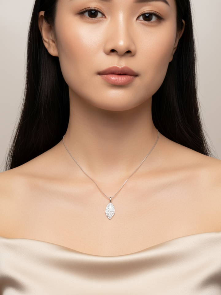 Elena Leaf Necklace