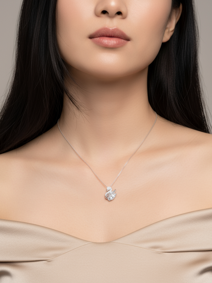 Vienna Swan Necklace