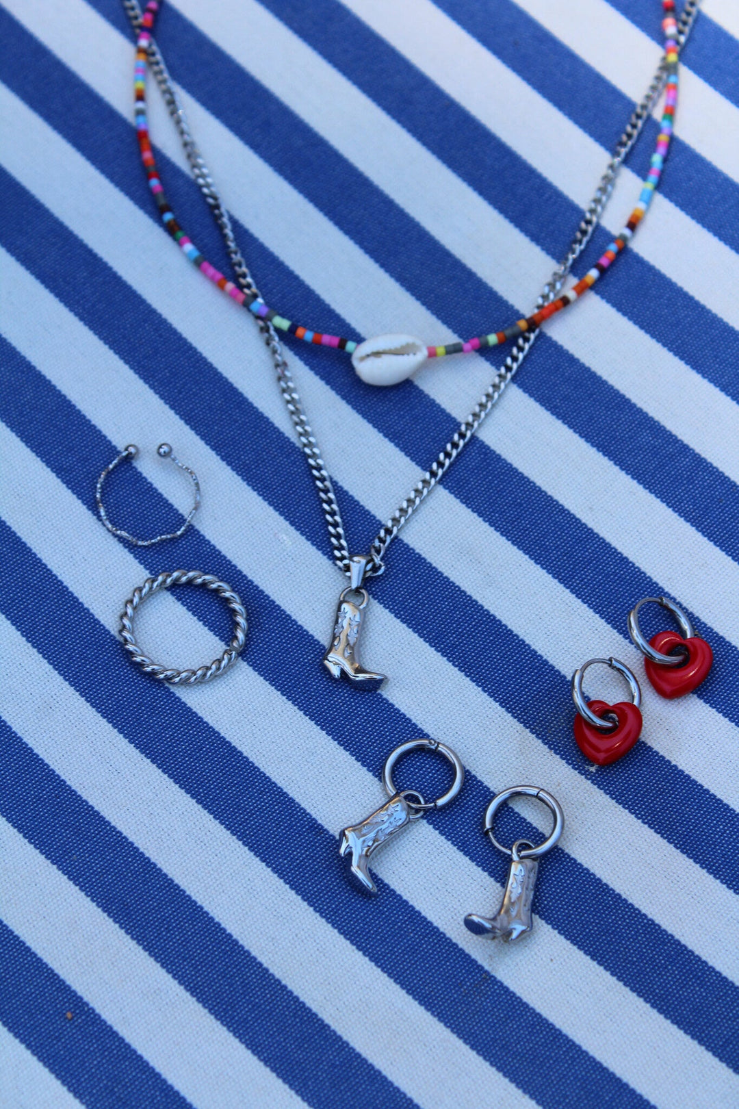 Cowboy Boots - Necklace - Stainless Steel