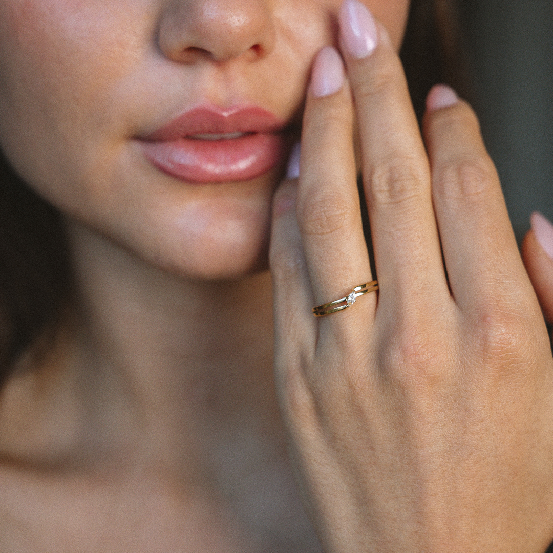 Hazel | Vintage Floral Statement Ring