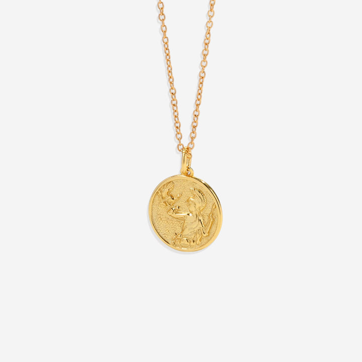 Greek Goddess Pendant Necklace