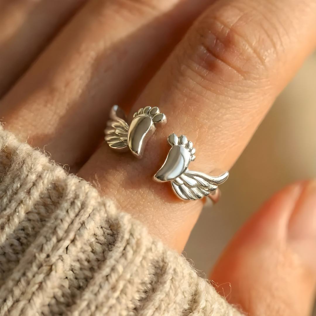 Angel Mom Ring
