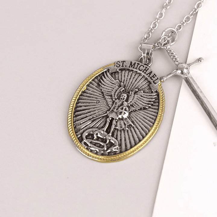 Michael the Archangel Necklace — Celestial Protector