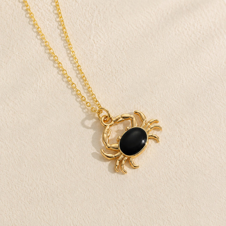 EMERALD CRAB NECKLACE