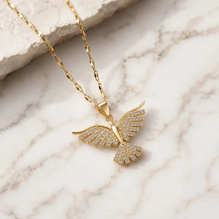 Cross & Crown Necklace – Elegance and Purpose