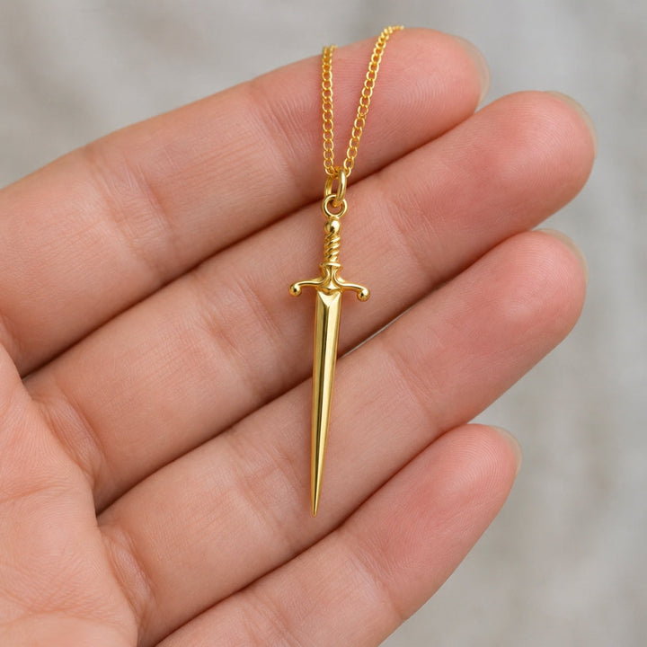 SWORD CHARM NECKLACE (ADJUSTABLE)