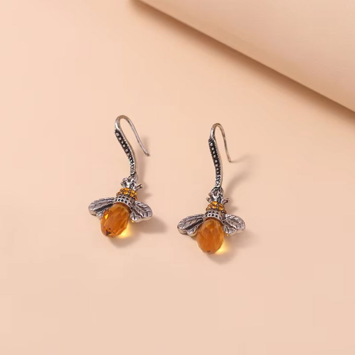 GOLDEN BEE HARMONY EARRINGS (PAIR)