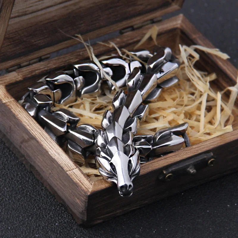 The Midgard Serpent - Stainless Steel Bracelet