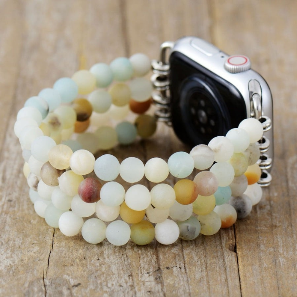 Balancing Amazonite Apple Watch Band