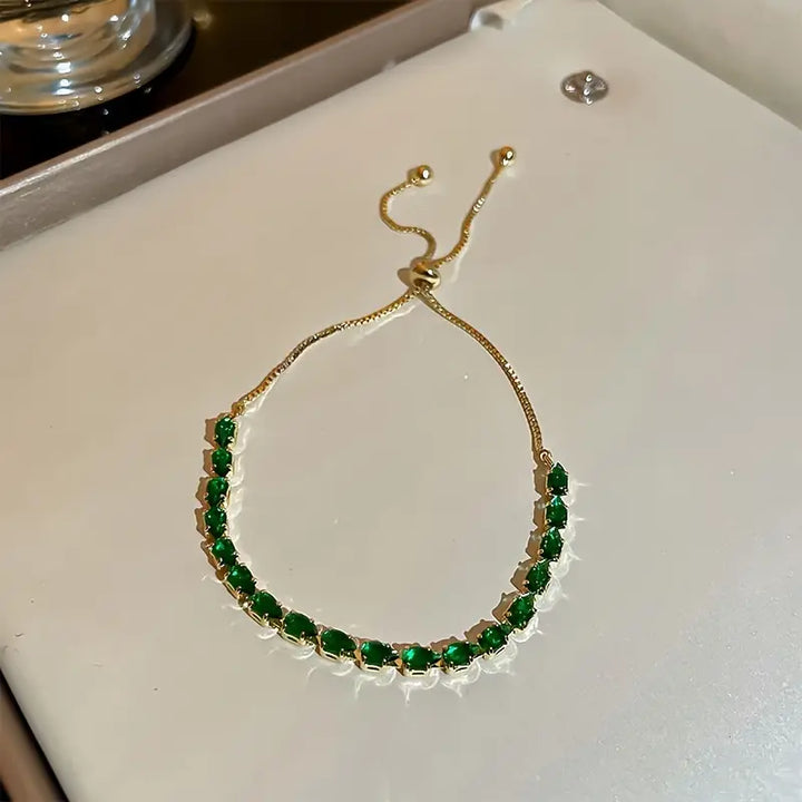 Andrea | Bracelet | Emerald Green