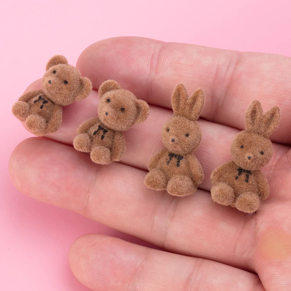 CUTE ANIMAL PLUSH EARRINGS (PAIR)