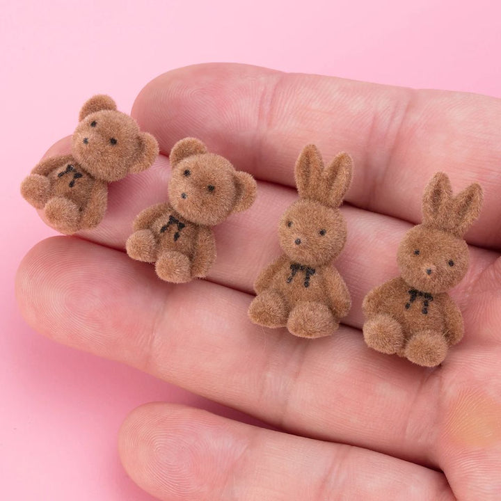 CUTE ANIMAL PLUSH EARRINGS (PAIR)