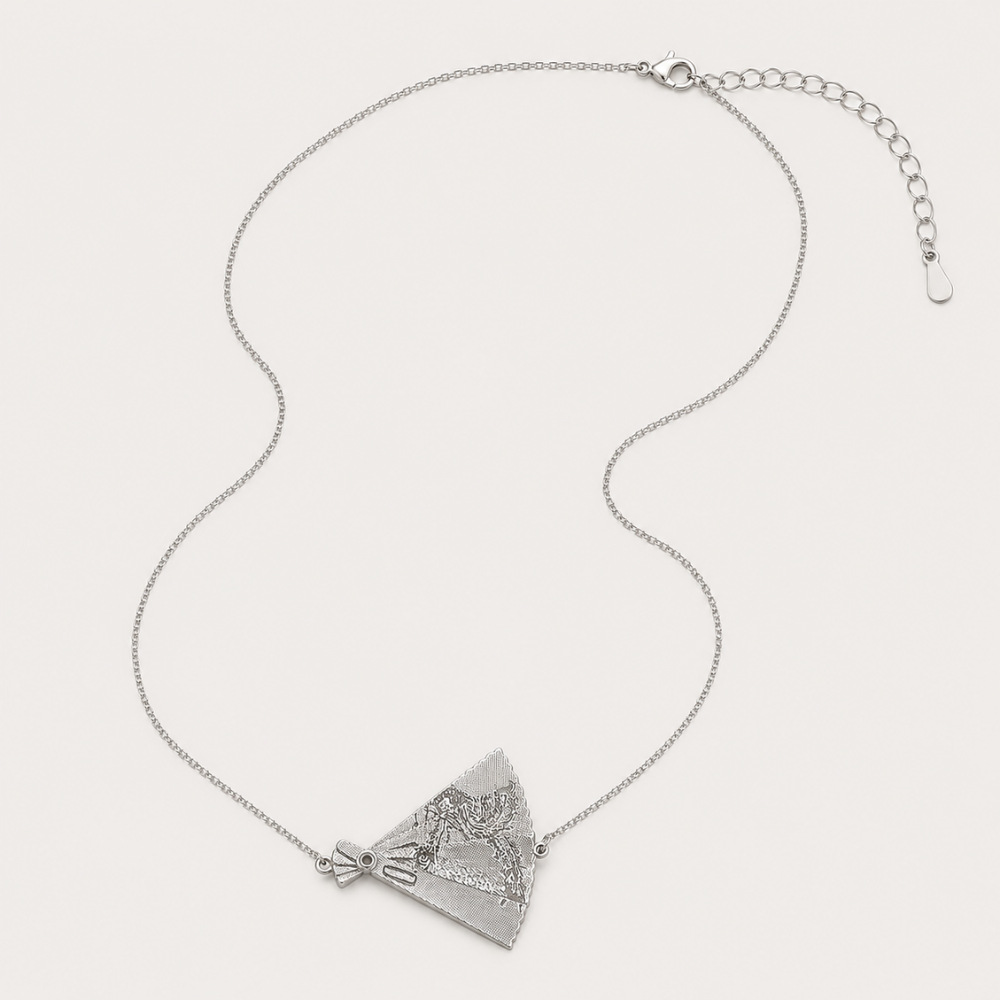 CHINESE FAN NECKLACE