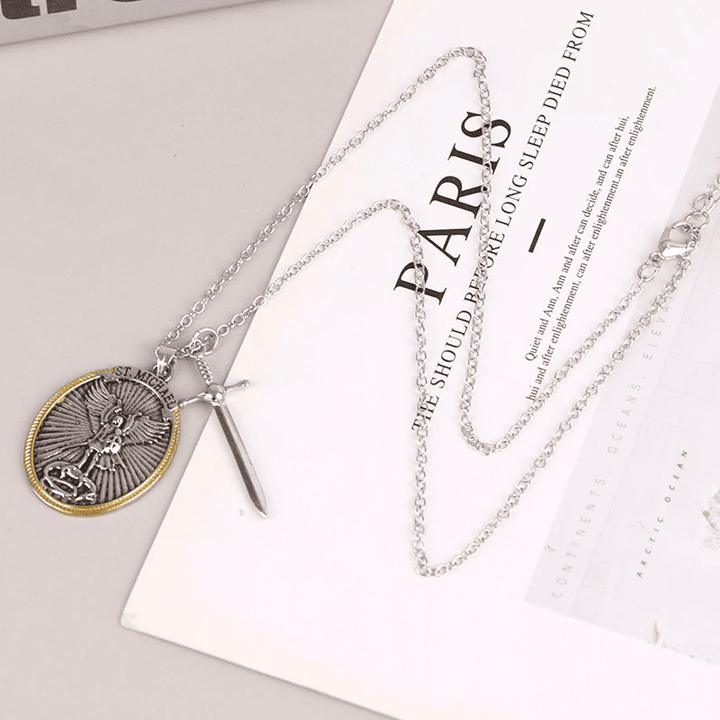 Michael the Archangel Necklace — Celestial Protector