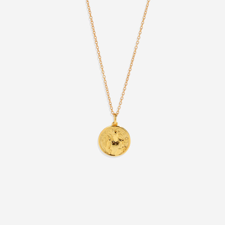 Greek Goddess Pendant Necklace