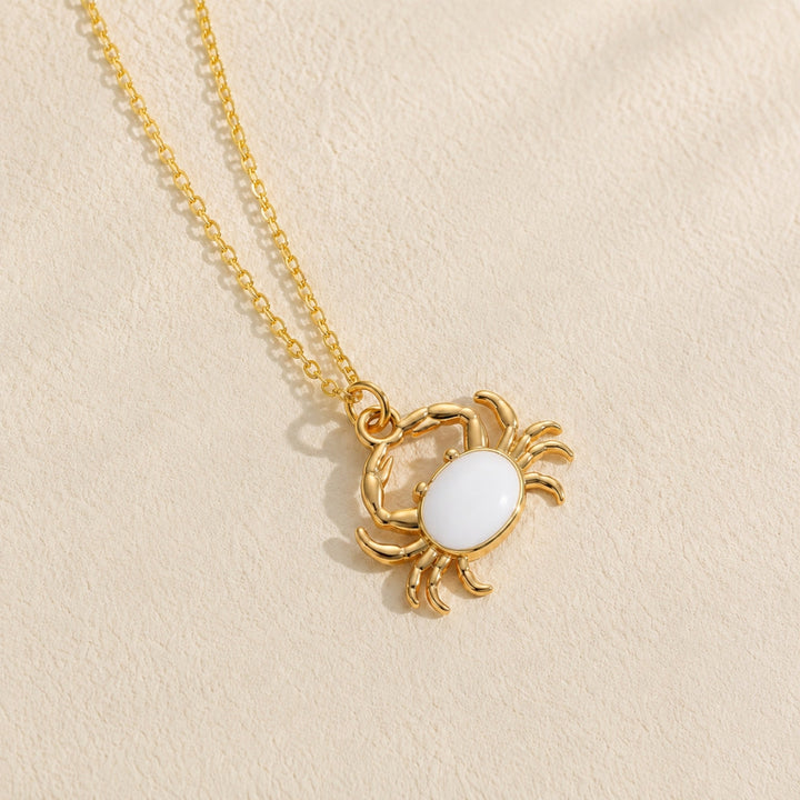 EMERALD CRAB NECKLACE