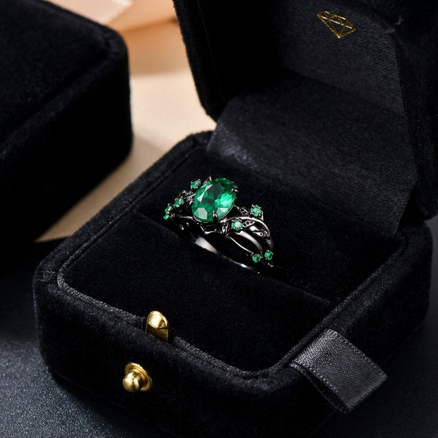 Enchanted Vine Crystal Ring