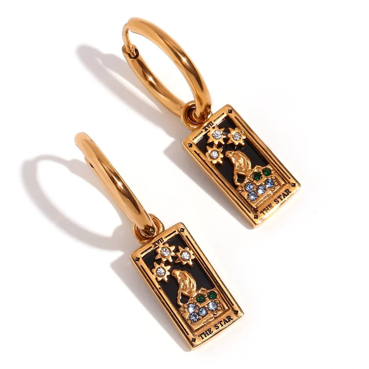 TAROT CARD EARRINGS (PAIR)