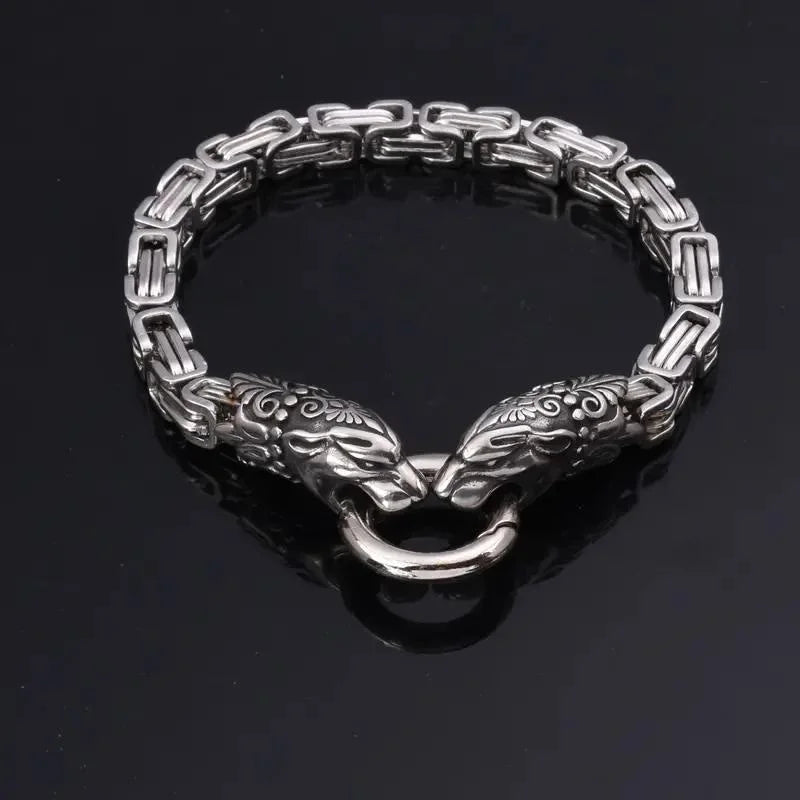 Fenrir Viking Thor's Hammer Necklace & Bracelet