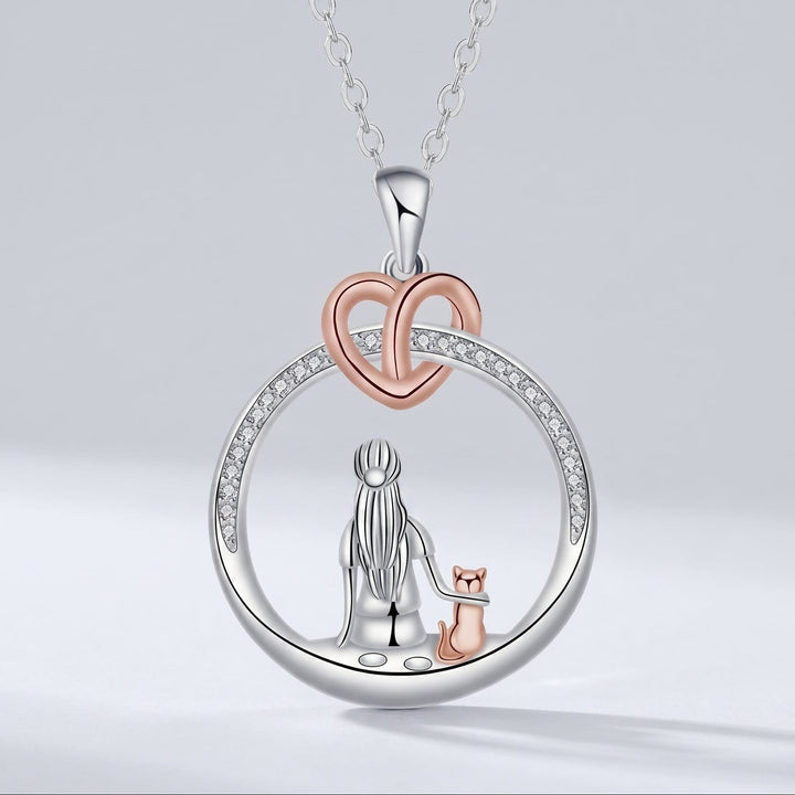 A Girl's Best Friend Cat Necklace