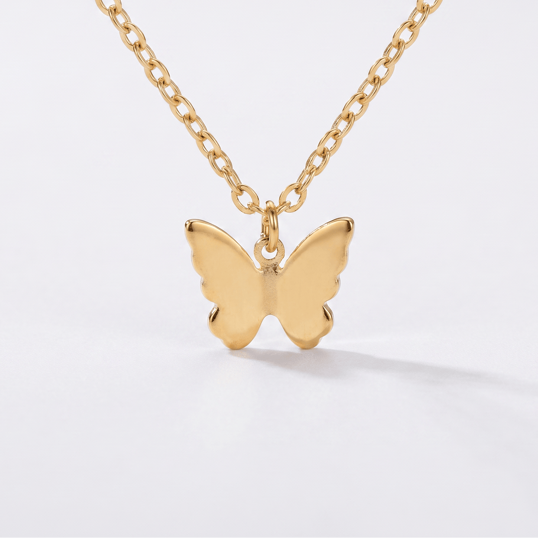 Sunlit Butterfly Necklace