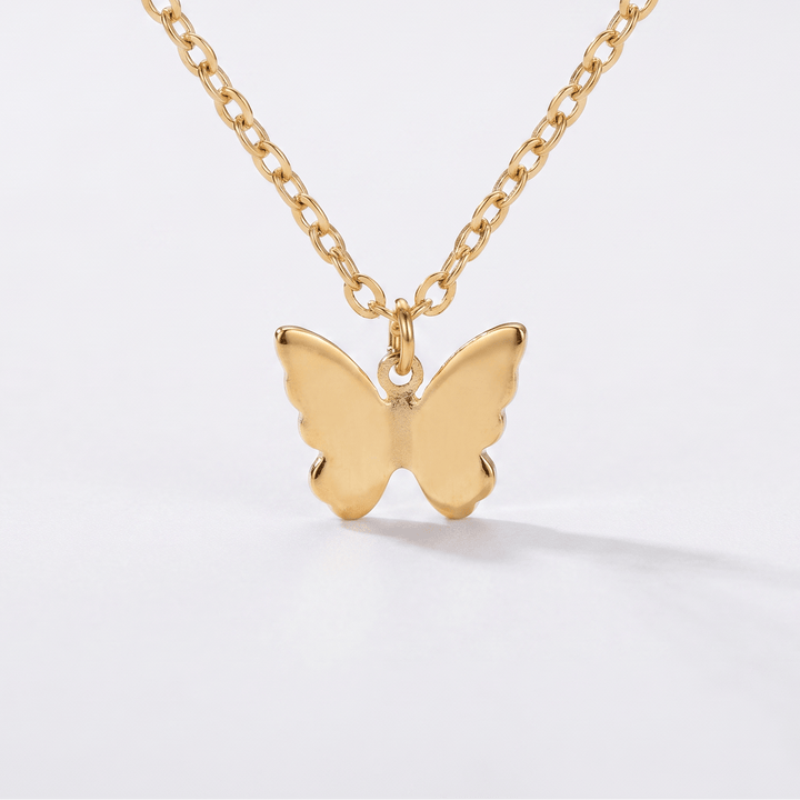 Sunlit Butterfly Necklace
