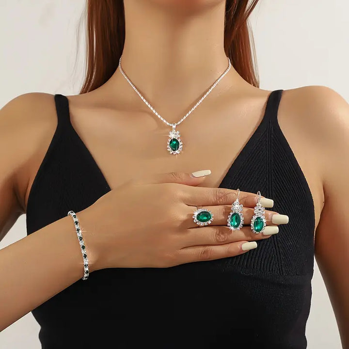 Eleonore | Jewelry Set | Emerald