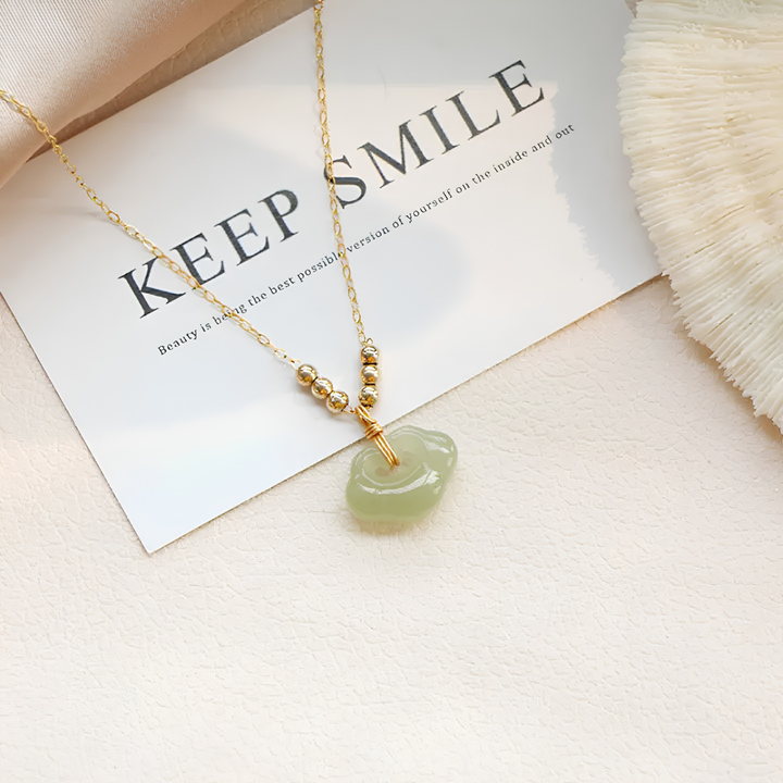 JADE GOLD NECKLACE
