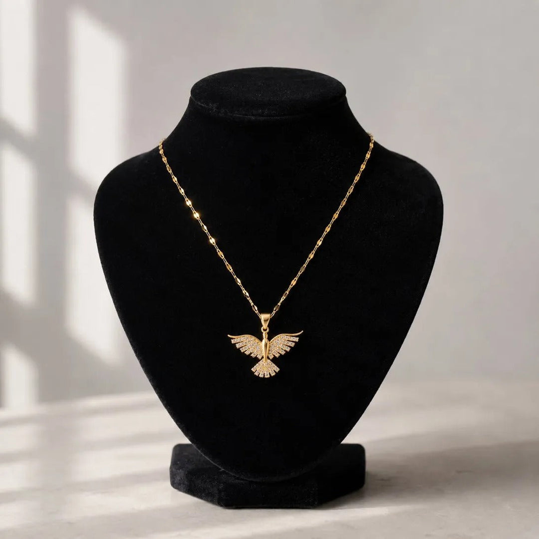 Cross & Crown Necklace – Elegance and Purpose