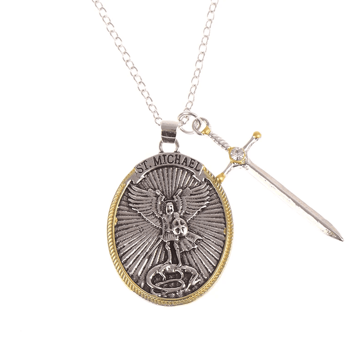 Michael the Archangel Necklace — Celestial Protector