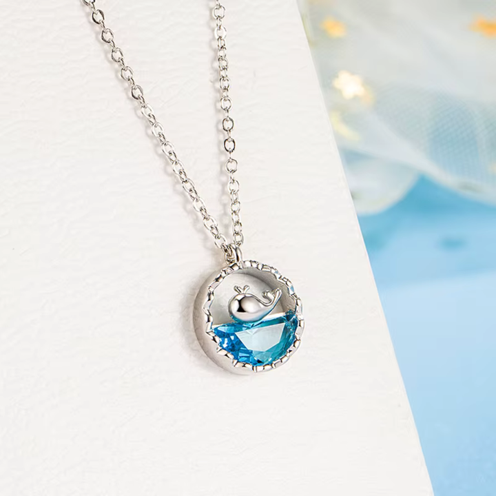 WAVE WHALE NECKLACE
