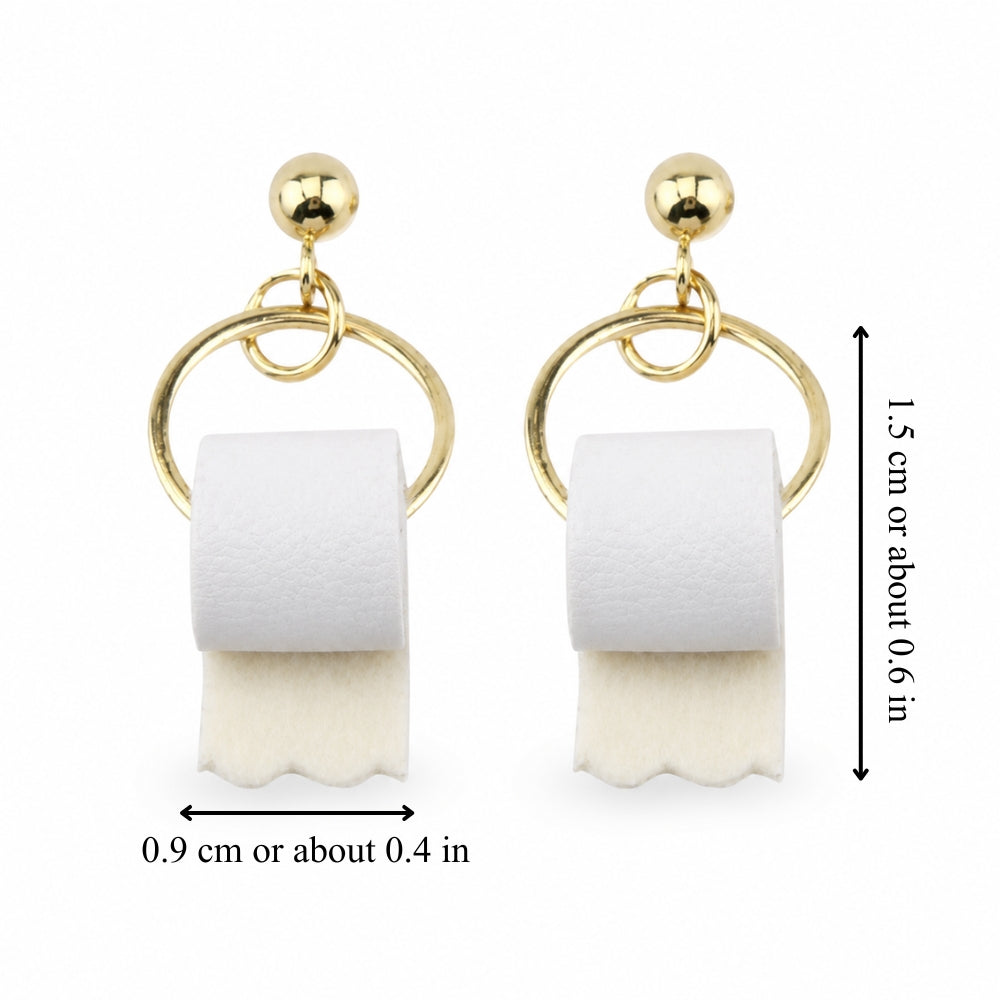 TISSUE PAPER EARRINGS (PAIR)